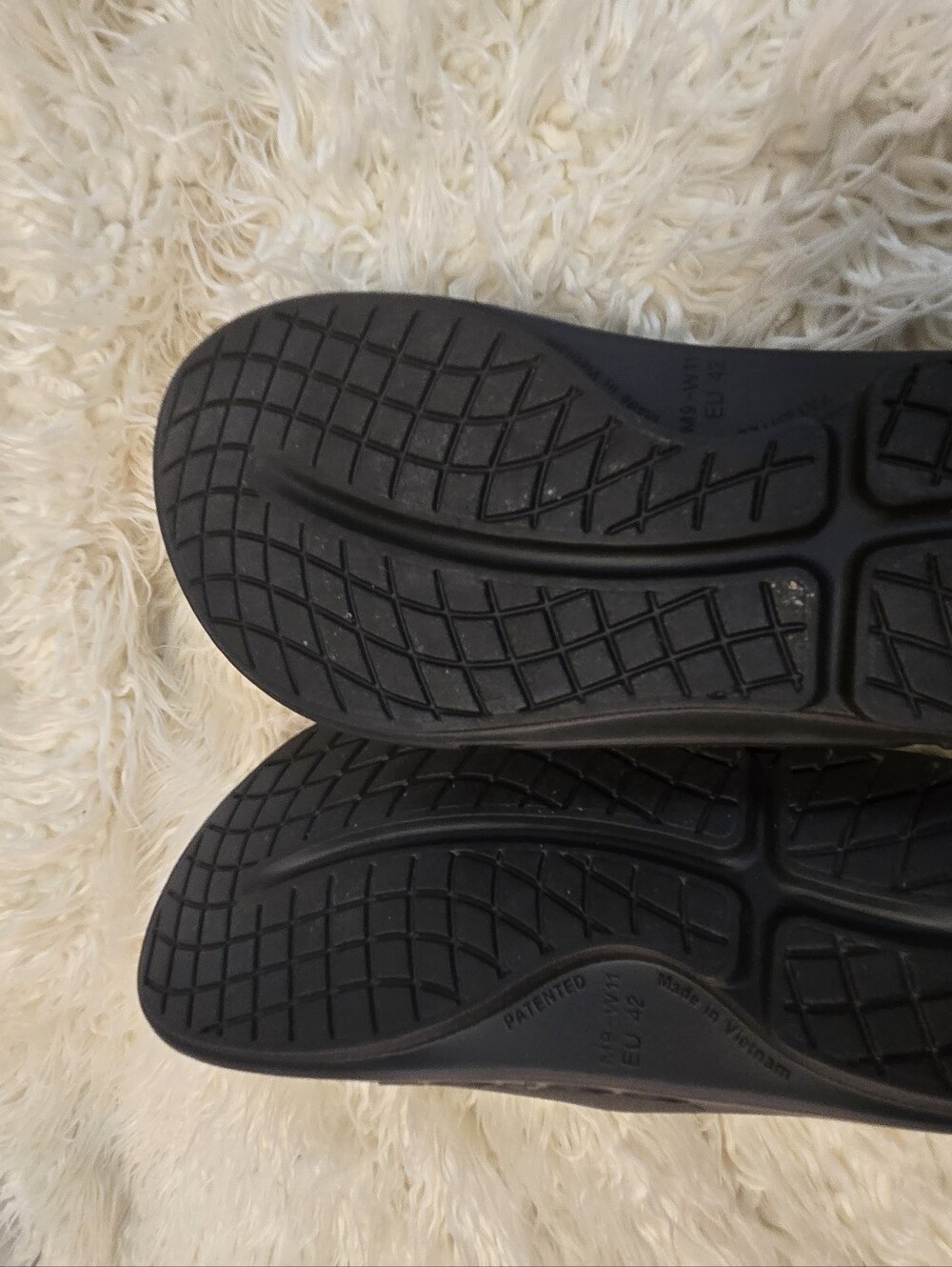 Oofos Sports Slide Mens Size 9 WOMENS SIZE 11 Black Recovery - Picture 8 of 10